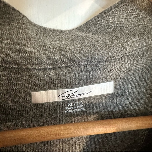 Greg Norman XL men dark gray sweater - Picture 8 of 14